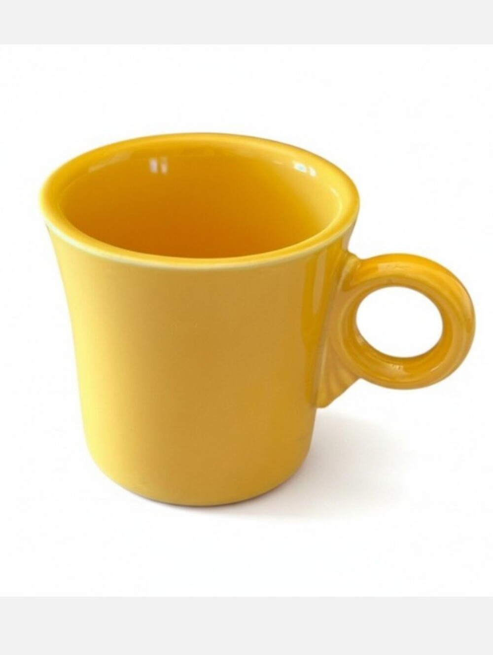 Fiesta yellow ring handle 10.25 ounce mug